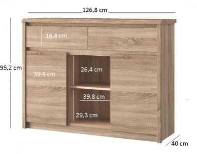 Komoda 2D2S Somma