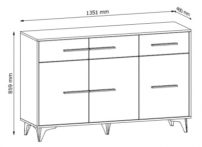 Komoda Frida K3D3S