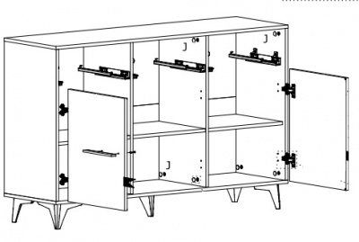 Komoda Frida K3D3S