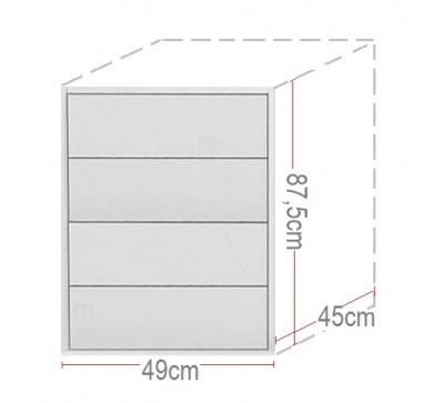 Šatní skříň A4 - výška 245 cm