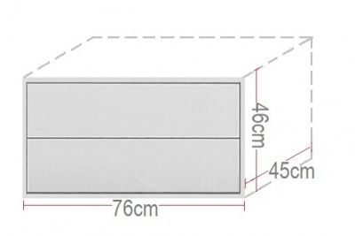 Šatní skříň A25 - šířka 278 cm