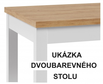 Jídelní set Stůl MAX VI + 2x židle KX čalouněná+ 2x taburet P čalouněný