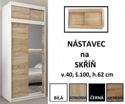 Šatní skříň Otka 2 - 100 cm