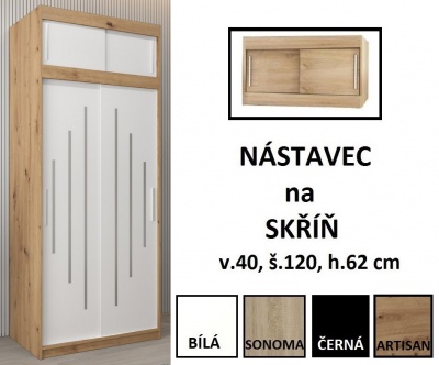 Šatní skříň Rock - 120 cm