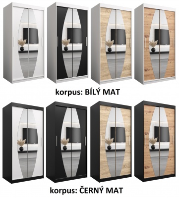 Šatní skříň Amsterdam - 100 cm