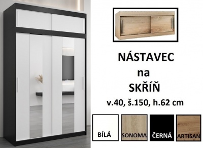 Šatní skříň Delta - 150 cm