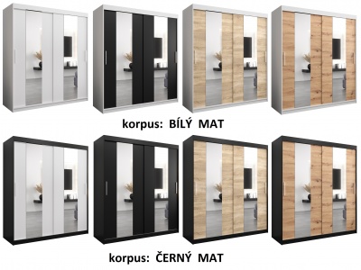 Šatní skříň Delta - 200 cm