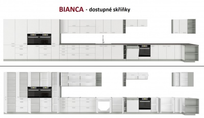 Kuchyňská skříňka Bianca - potravinová 40 DK-210 2F