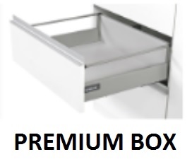 Kuchyňská skříňka Stilo WH - potravinová se šuplíky 60 DKS-210 3S 1F Premium box