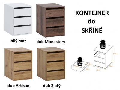 Skříň Bono BO SZ3D