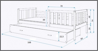 Postel Nemo P 160x80