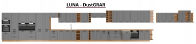 Kuchyňská skříňka Luna DustGRAR - horní 80 G-72 2F