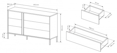 Komoda 138 6S Dast J