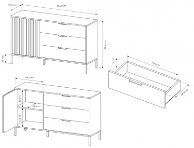 Komoda 138 1D3S Tally B