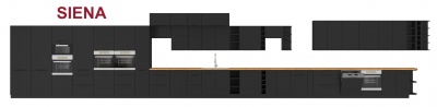Kuchyňská skříňka SIENA - dolní rohová maskovnice 105 ND 1F
