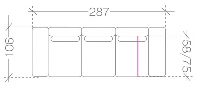 Pohovka Ares 3 (1BL+1+1BP)