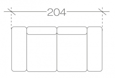 Pohovka Fondy 2 (1BL + 1BP)