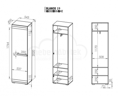 Skříň Blanco 19