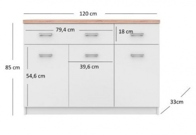 Komoda Top mix 3D2S