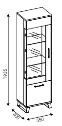 vitrína Loft LT6