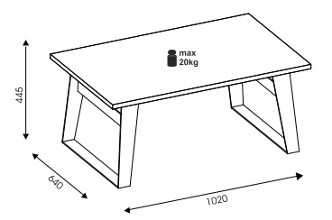 konferenční stolek Loft LT15