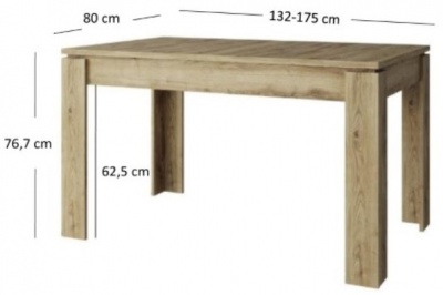 Rozkládací stůl Doorset 130/175